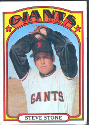 1972 Topps Baseball Cards      327     Steve Stone RC